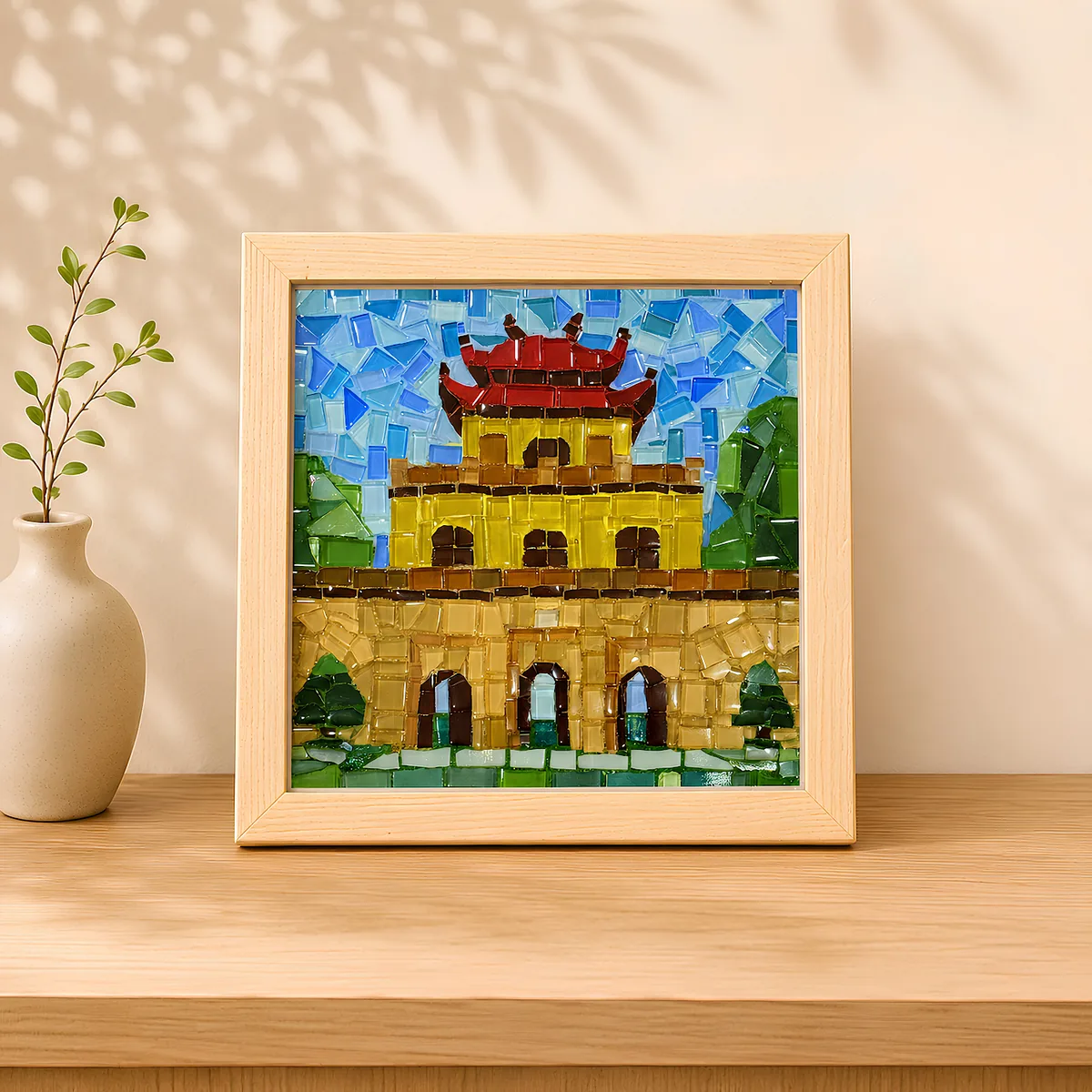 Tranh khảm mosaic Hoàng thành Thăng Long