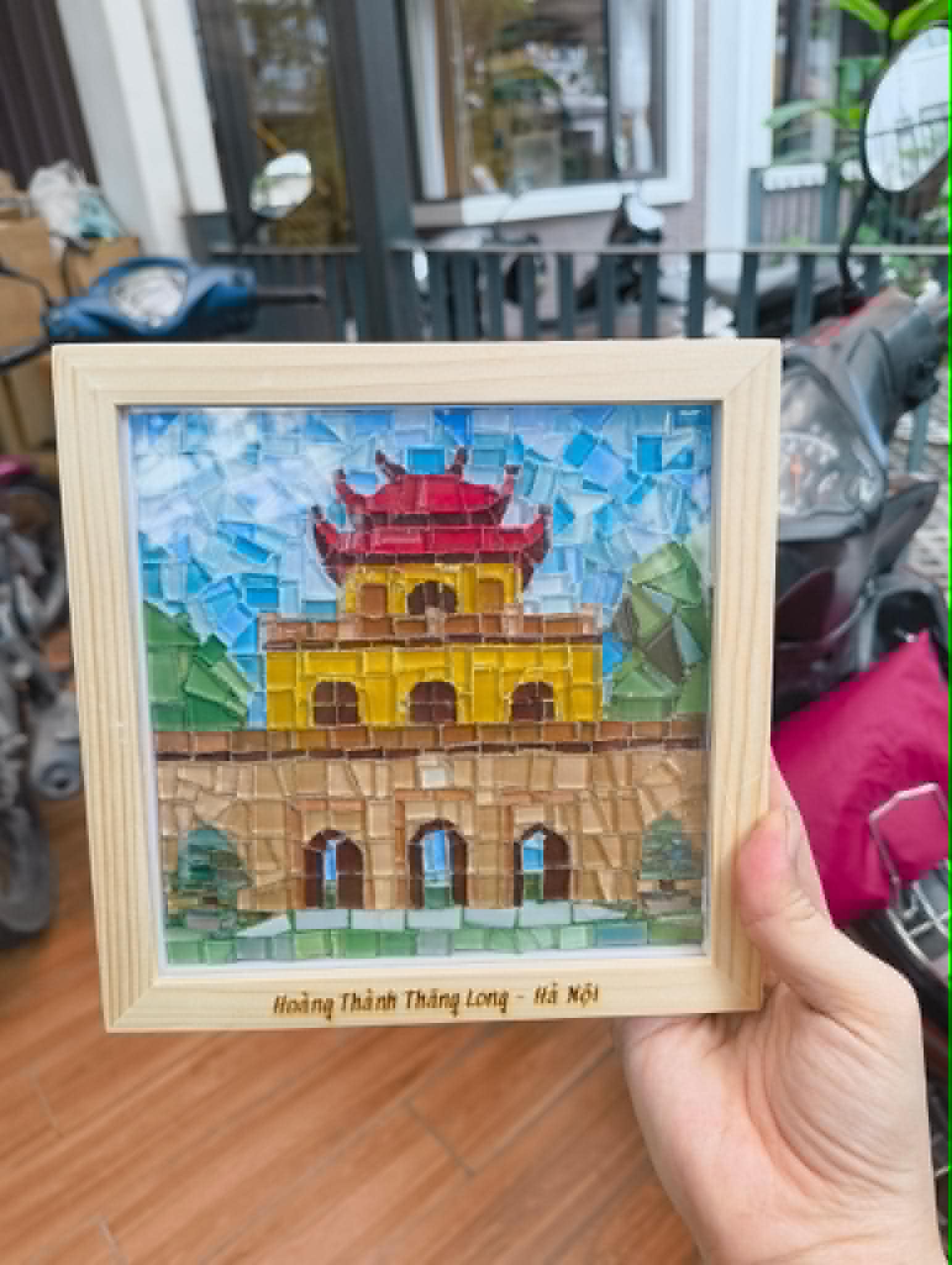 Tranh ghép Chùa Một Cột